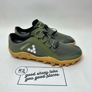 Vivobarefoot Primus Trail Green Hiking Trail Running Shoes Womens Sz 7 EU37